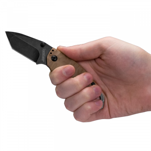 Складной нож Kershaw Shuffle 2 Tanto Tan Blackwash