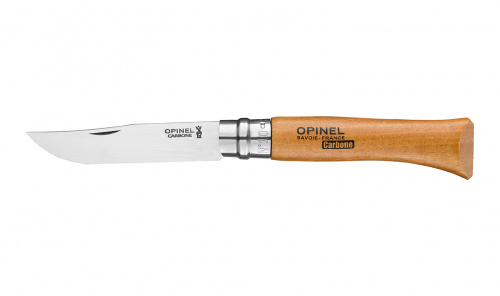 Нож складной Opinel N10 Beech Carbon 6см 